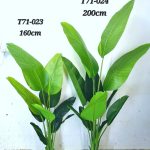 Artificial paradise plant 2 pcs set
