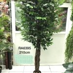 Artificial ficus tree natural trunk