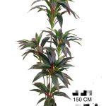 Artificial dracaena red green 6 sticks