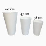 Plastic pot 3 pcs set