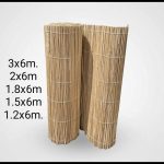 Natural bamboo roll 1.2m.x6m.