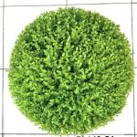 Artificial green round ball