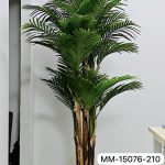 Artificial palm tree 5 trunks