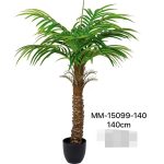 Artificial palm tree single trunk